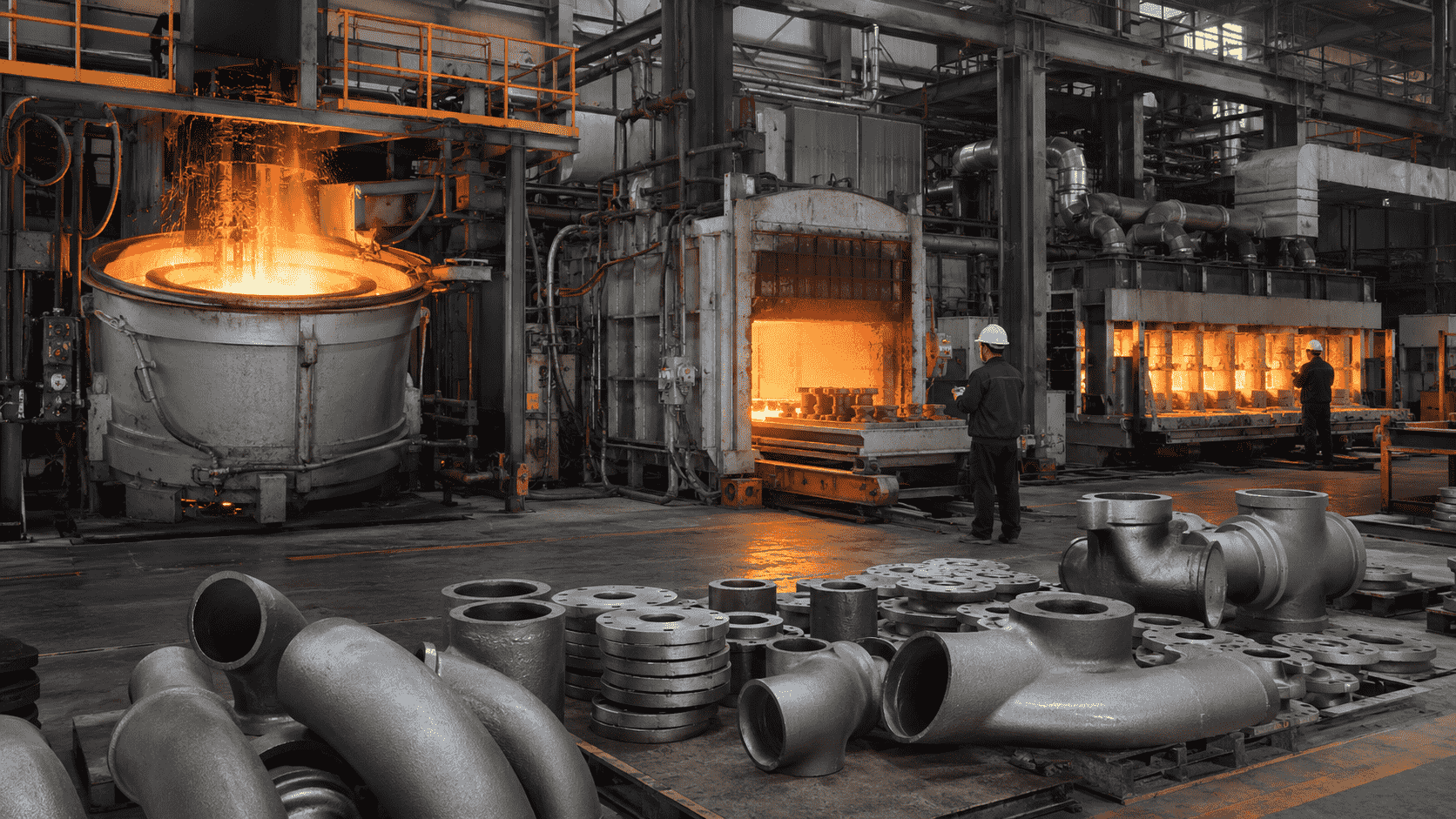 Casting Furnace Types for Steel Pipe Component Production
