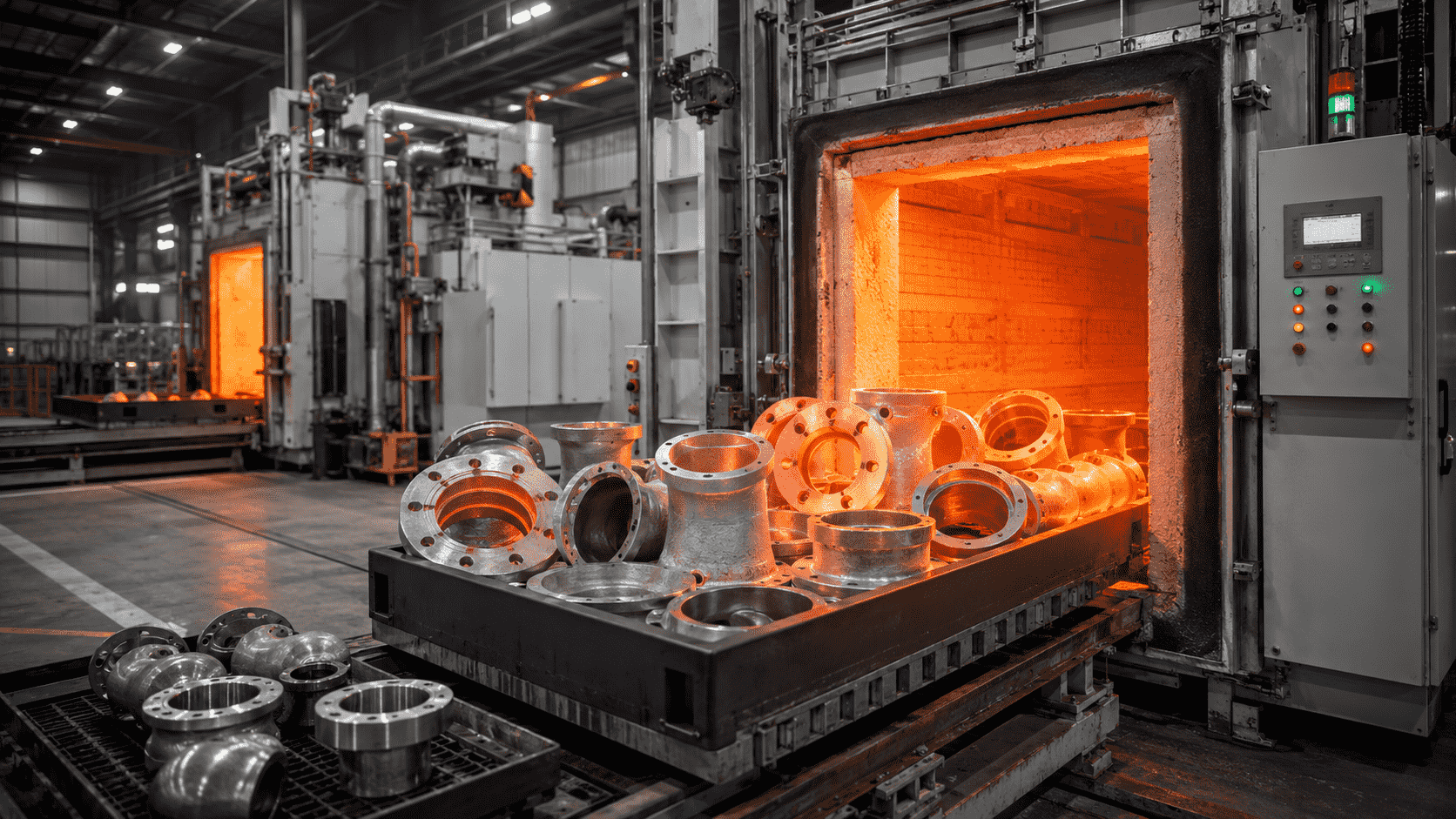 Heat Treatment Furnaces for Steel Flanges and Fittings