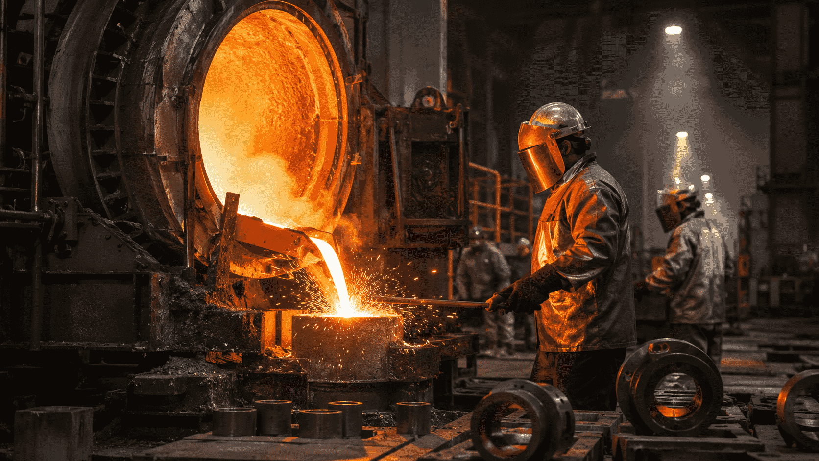 Induction Furnaces for Steel Casting and Forging Feedstock
