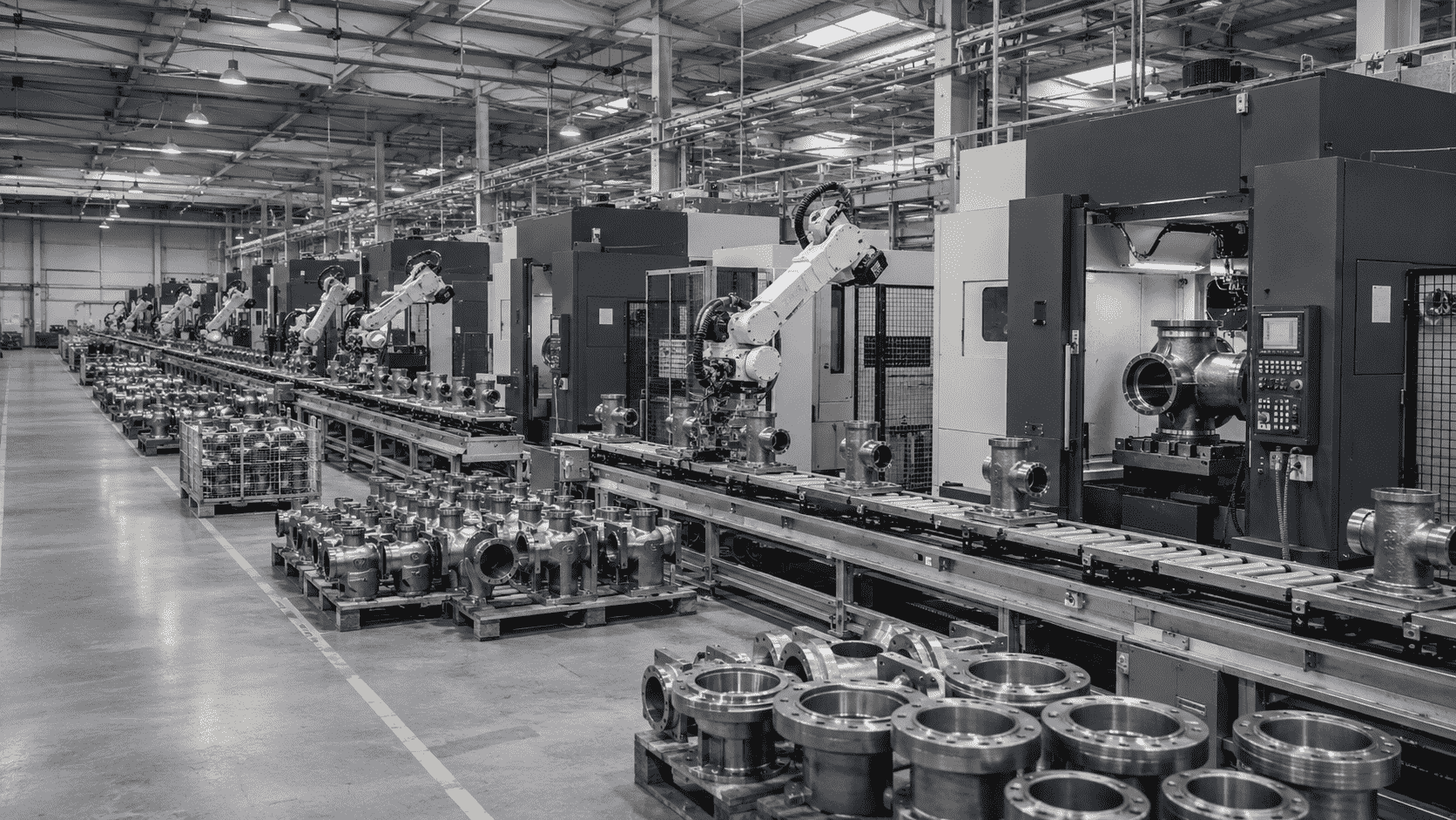 Machining Lines for Industrial Pipe Fittings