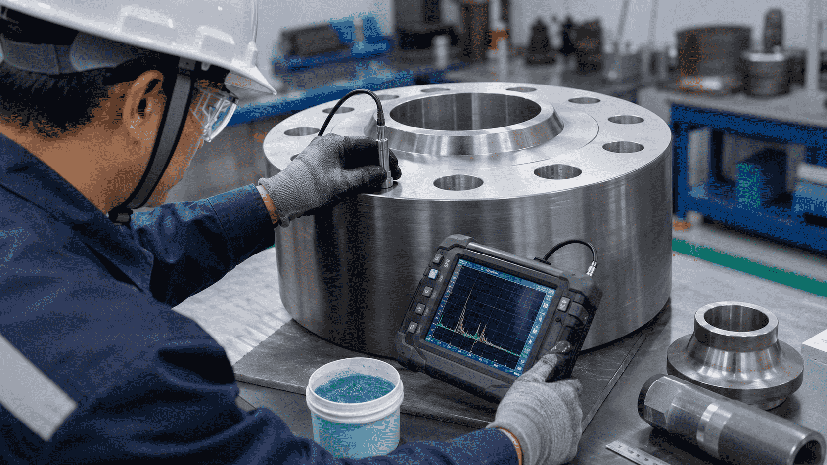 Ultrasonic Testing (UT) for Pipe Fittings and Forged Flanges